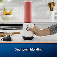 Vista 2 de Oster MyBlend Plus Personal Blender 20-Oz BPA-Free Portable 500-Watt with a One-Touch Function Stainless Steel Blade and 3-Year Satisfaction