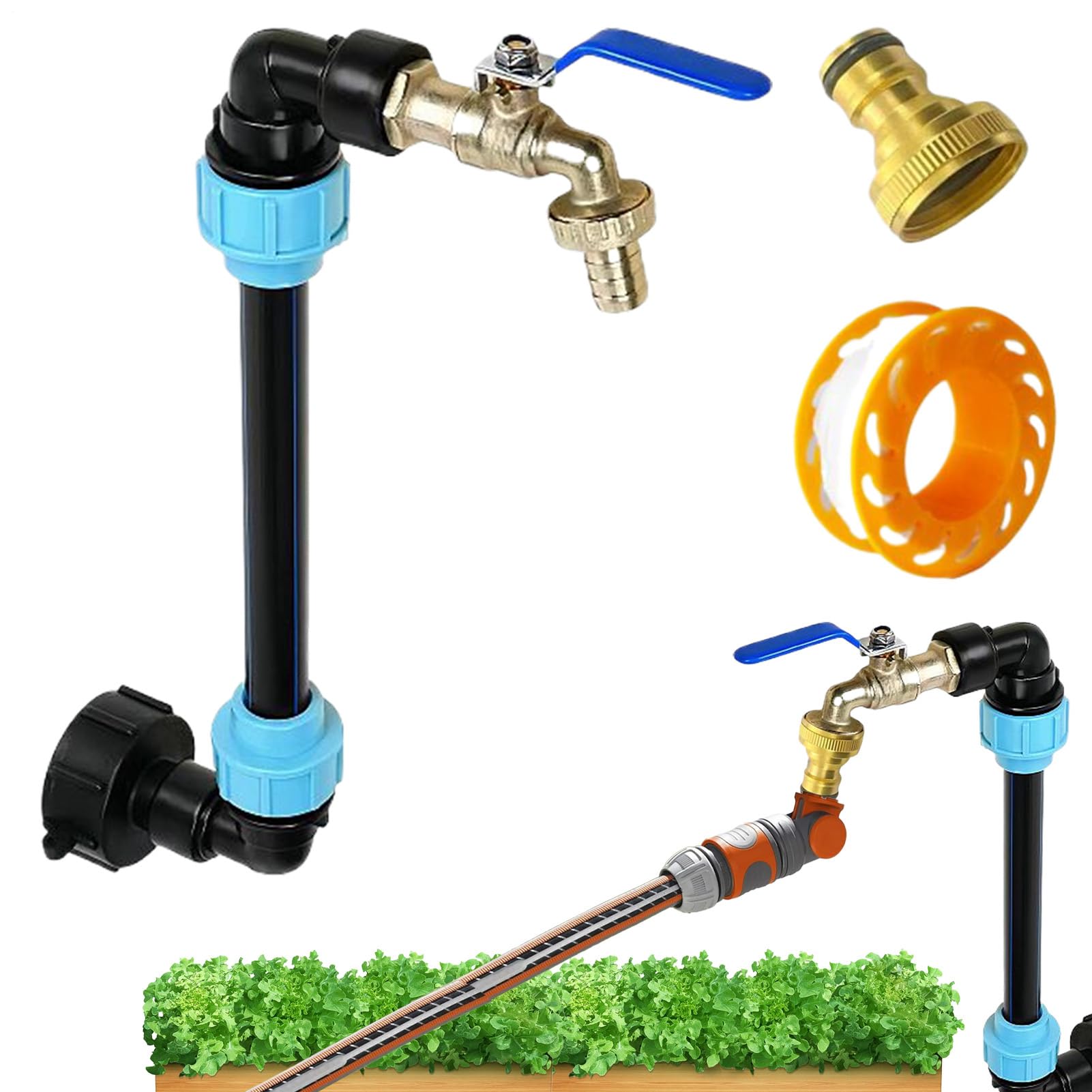 Adaptateur de tuyau de réservoir pour régler les problèmes de filetage de cuve