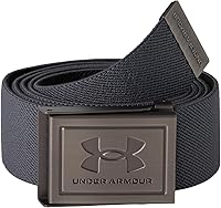 Under Armour Men's Stretch Webbing Belt - Adjustable Reversible Golf & Everyday Belt, 48" Cut-to-Fit Up to Size 42
