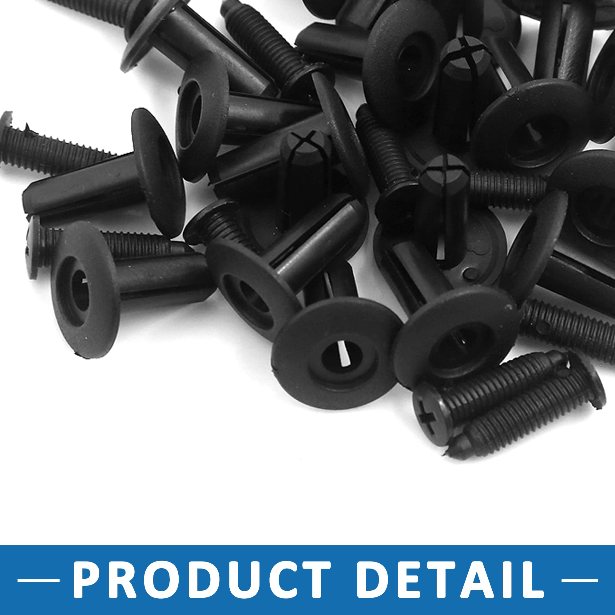 20 Pezzi Di Rivetti A Pressione In Plastica Beige Per Auto – Foro Da 8 Mm, Fissaggio Universale Per Carrozzerie E Interni