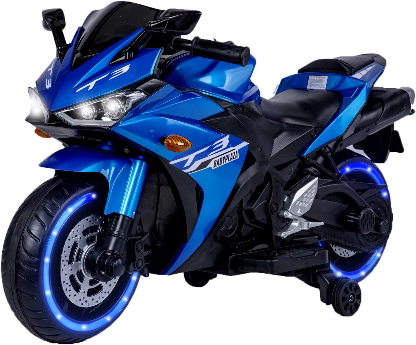 Kids Motorcycle,TAMCO 12V Ride on Motorcycle with Hand Racing/Foot Brake/Light Wheel/Kids Ride on Toys Children Electric Bike
