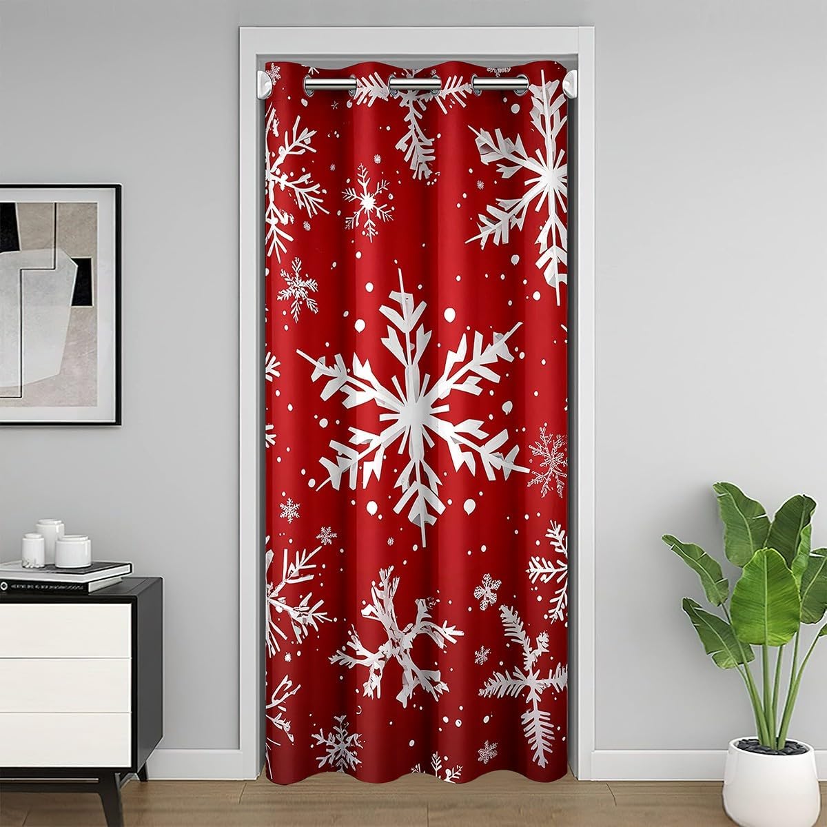 Erosebridal Cartoon Axolotl Door Curtain for Doorway Privacy,Coastal Animals Blackout Curtain for Bedroom,Tropical Sealife Door Drape,Cute Salamander Room Divider Curtain,34" W X 80" L