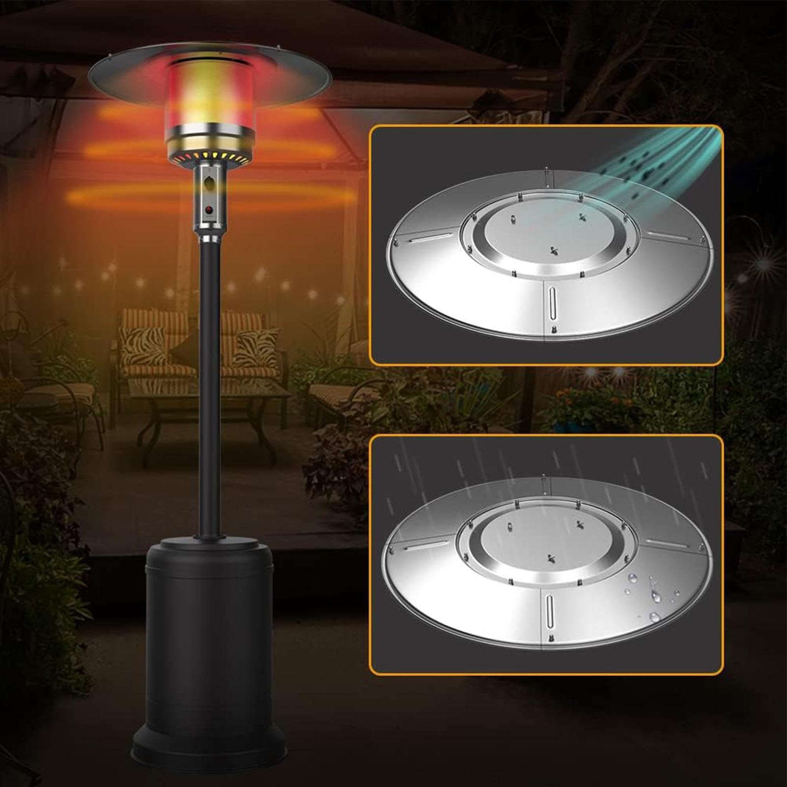 Outdoor Heater Top - Cubierta de repuesto para calentador de patio