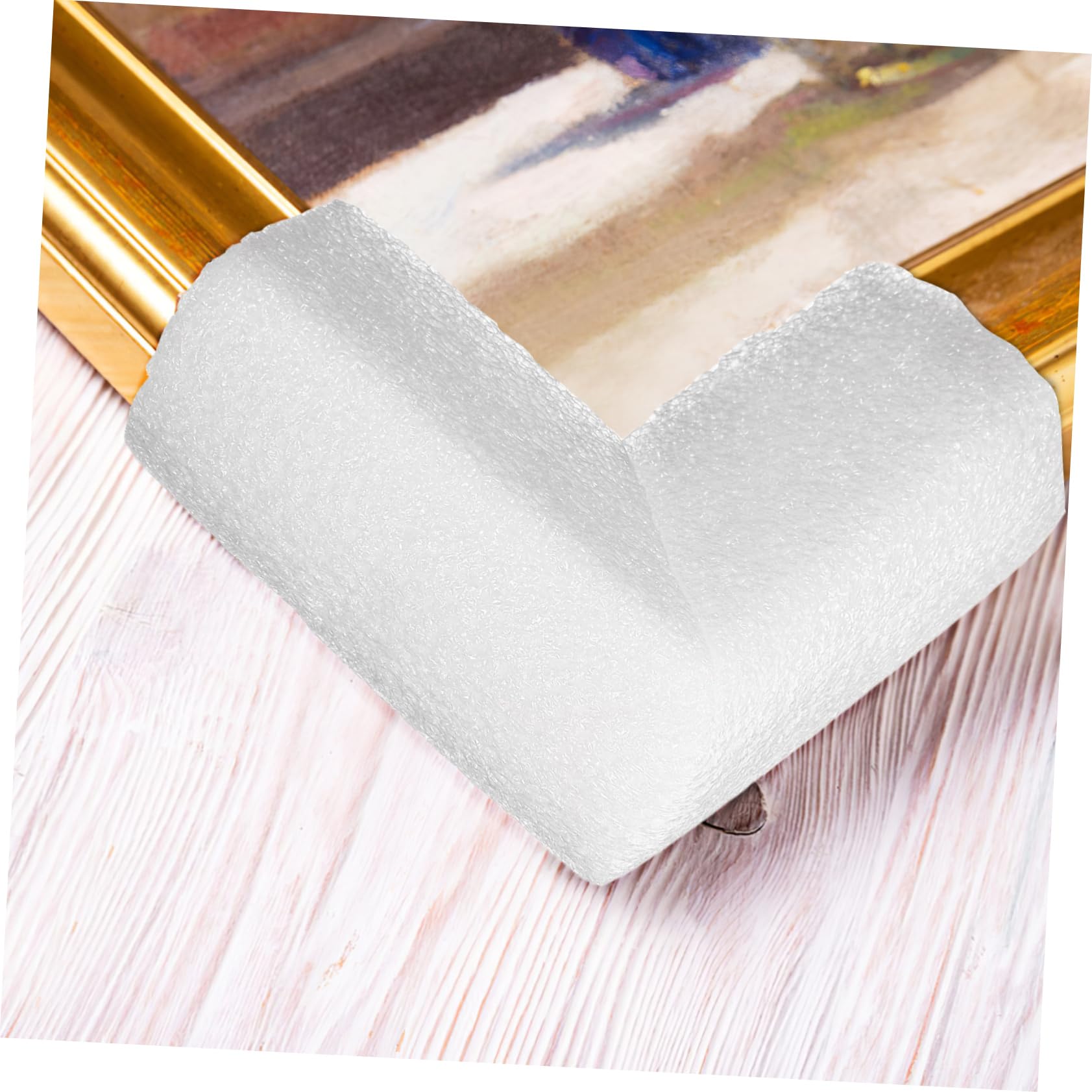 Gadpiparty Protector de Esquinas de Embalaje Epe Blanco, 24 Piezas, Diseño Liviano y Uso Versátil para Muebles y Electrónica en Mudanzas y Embalajes