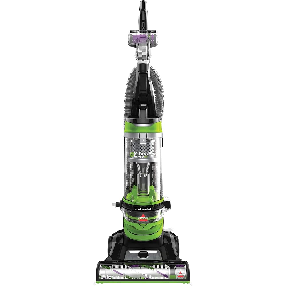 18/mo Finance Bissell Cleanview Rewind Pet Deluxe Upright Vacuum Cleaner, 24899, Green Buy