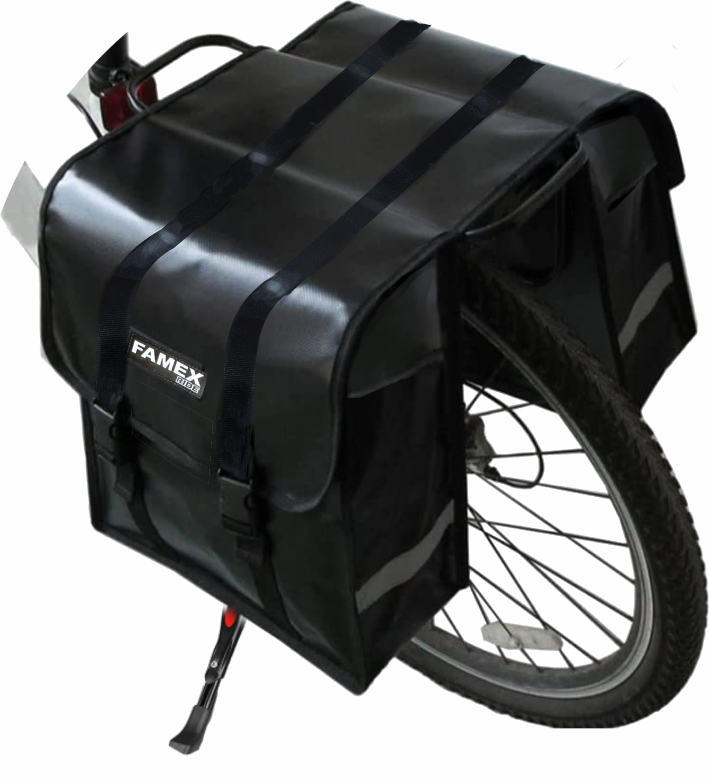 Double Pannier Bag Shopping Waterproof Bicycle Bicycle Cycle Bike Shopping Bag