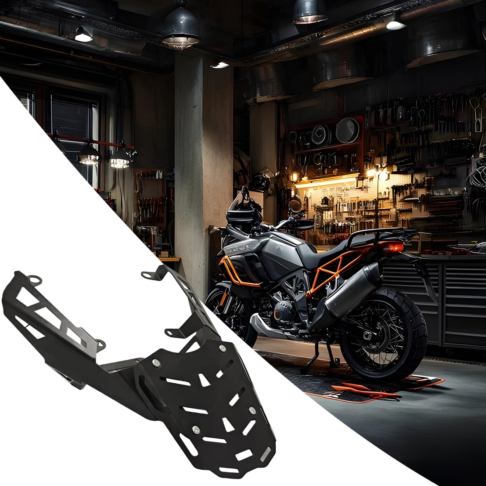 Porta Bagagli Posteriori, Supporto Per Mensole Leggero | Soluzione Di Archiviazione Powersports Per Giovani Ciclisti, Smorzamento Delle Vibrazioni E Dipendenti, Pendolari Quotidiani E Lunghe Avventu