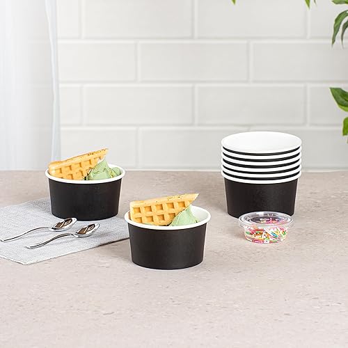 Miniatura 7 de Restaurantware Coppetta Coppetta - Coppetta - Coppetta Large Hot & Cold To Go Cups: perfecto para cafés - Taza de papel reciclable ecológica -