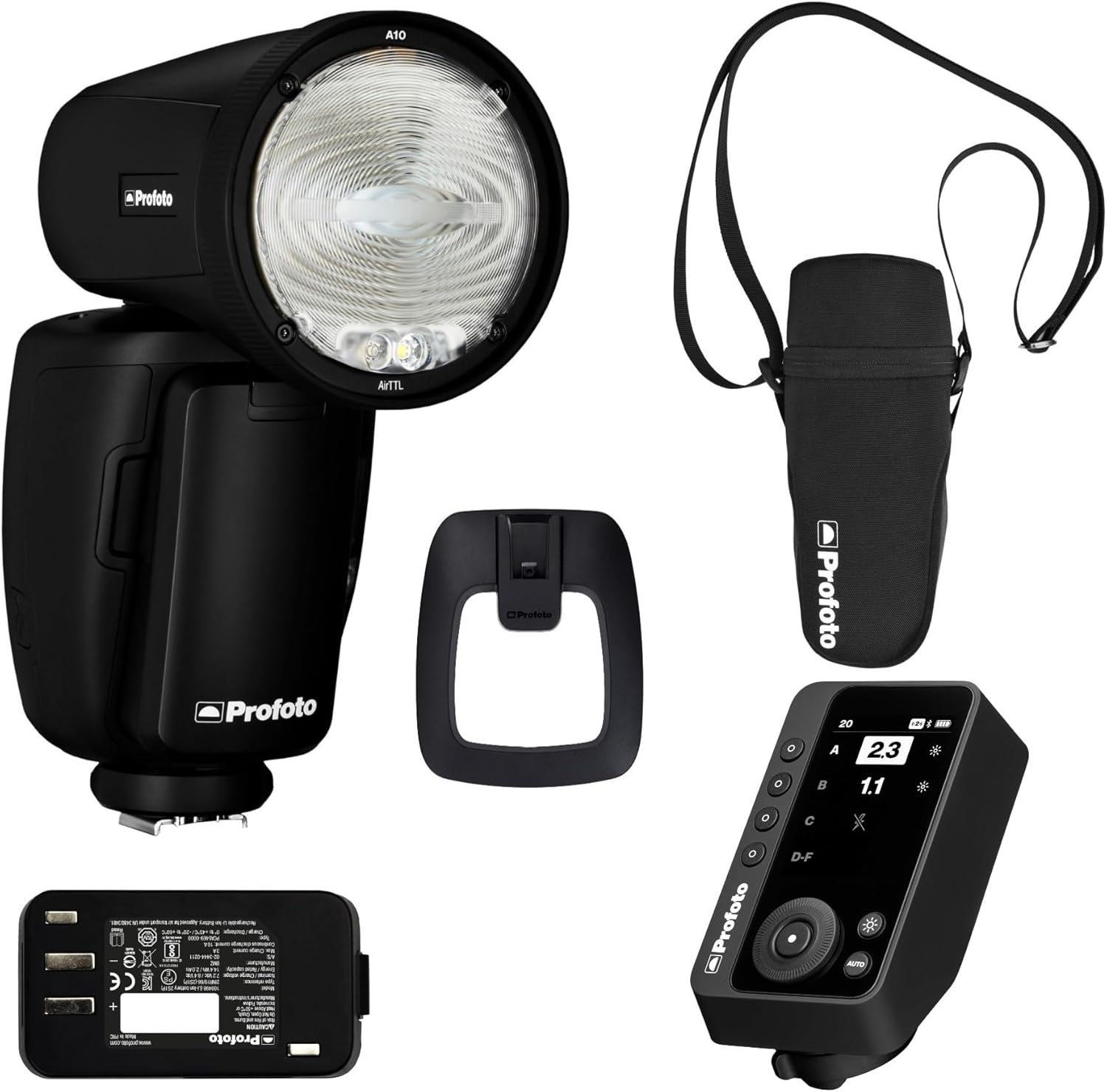 Profoto Connect Pro Wireless Transmitter for Sony Camera Bundle with Profoto A10 On-Camera Flash Light for Sony (2 Items)