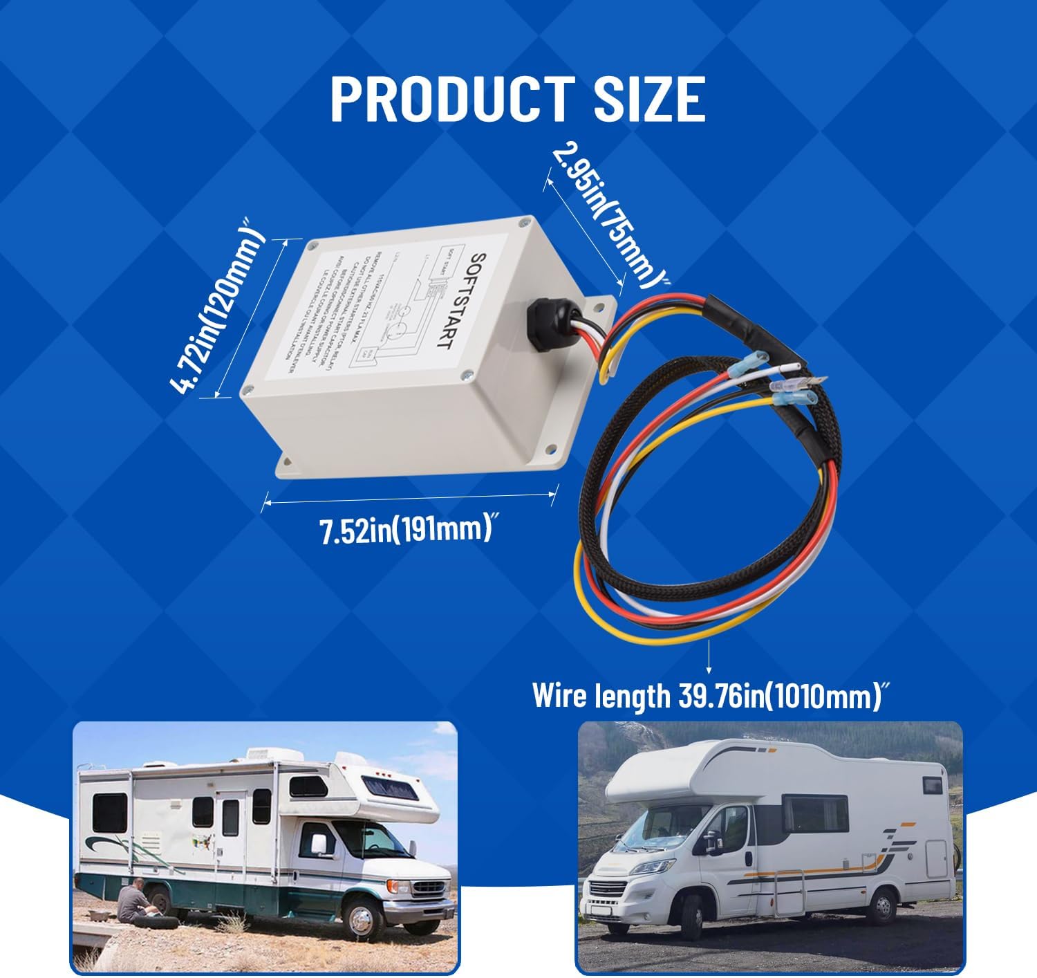 1497-3601 Soft Start Control,Soft Start for RV Air Conditioner Compatible with Coleman Mach 450XX/ 452XX/ 470XX/ 472XX/ 480XX/ 482XX-Series Air Conditioners