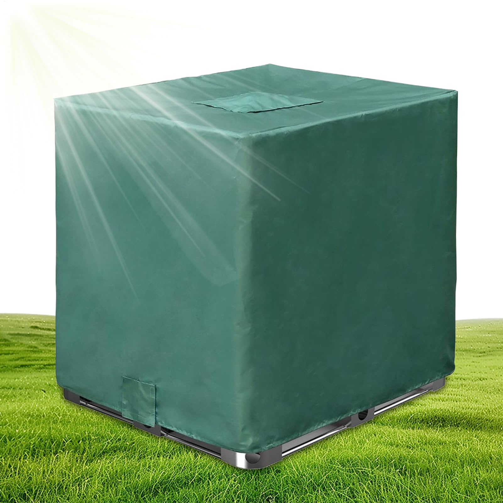 Bâche réservoir d'eau 1000L extérieure imperméable anti-vent housse protection jardin