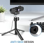EMEET C960 Webcam with Tripod, 1080p Webcam with Microphone, Adjustable Height Mini Tripod, C960 Web Camera with Privacy Cover, Plug & Play Webcam with Stand for Zoom/Skype/YouTube/FaceTime