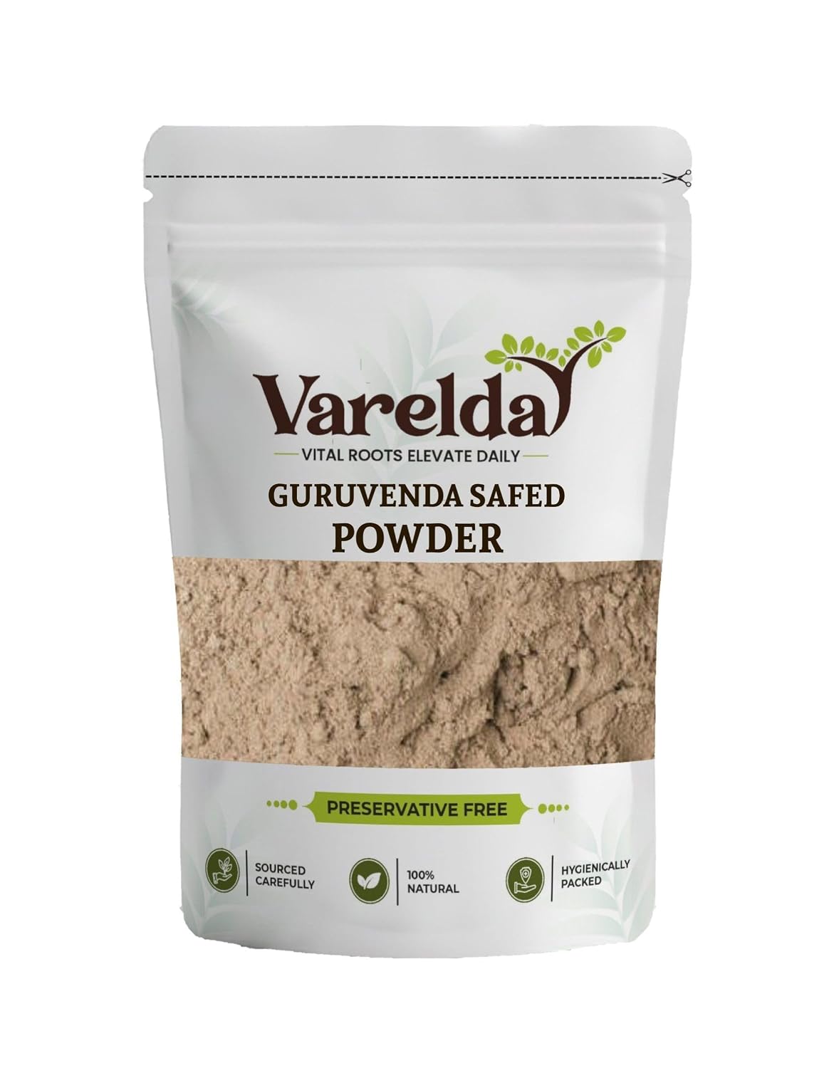 VARELDA Guruvenda Safed Powder - Chirmati Safed Powder - Abrus Precatorius (2000 Grams) - Review, Price and Buying Guide