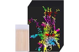 Cityrosy Halloween Scissor Skills Scratch Art Paper