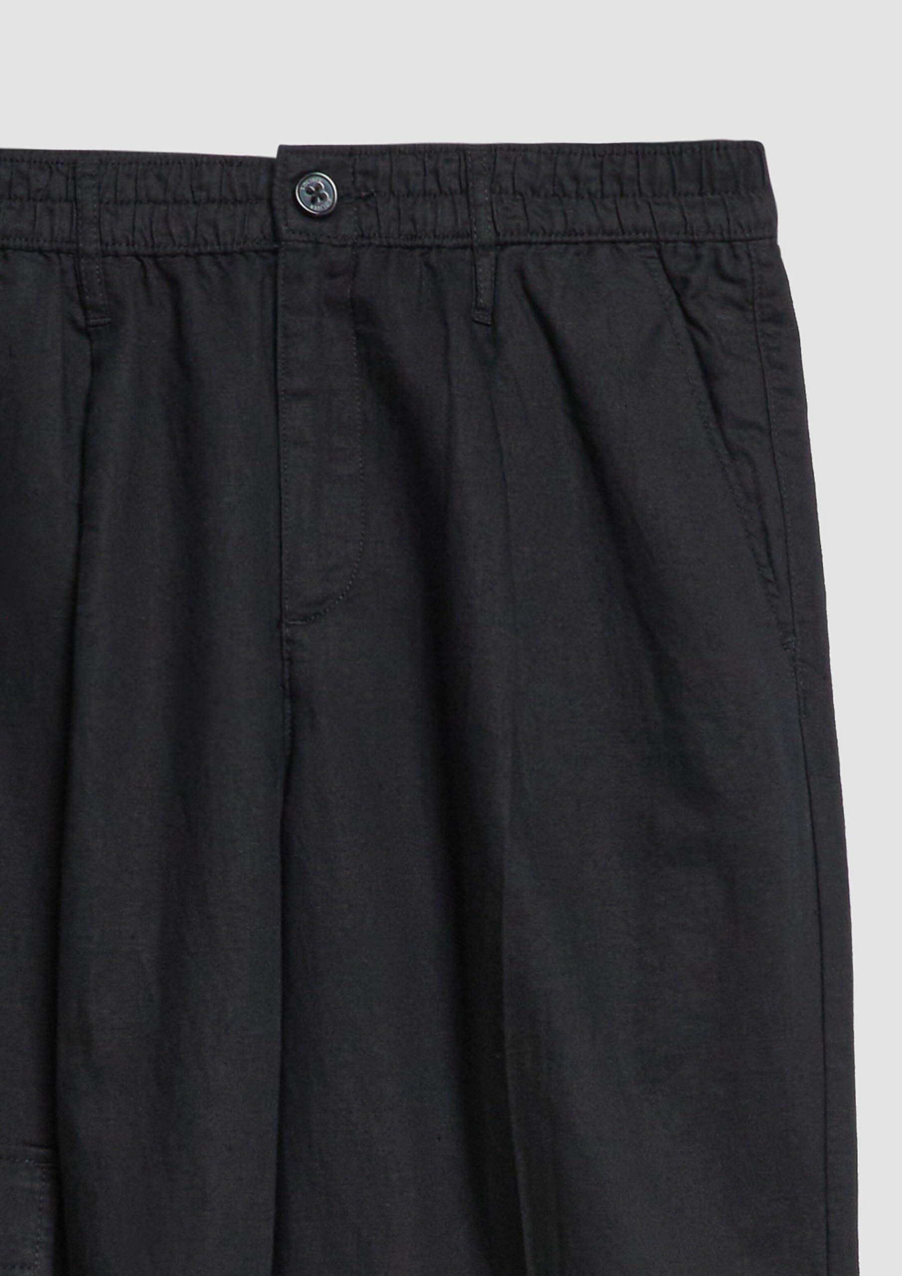 s.Oliver Damen Ankle Hose aus Leinenmix Leinenmix-Hose mit Barrel Leg