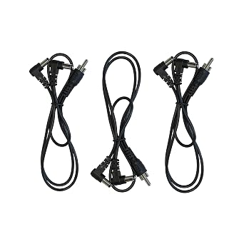3 Pack of 2 Way Split Effects Pedal DC Power Cables for CIOKS Power Supplies