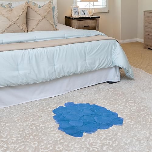 Vista 35 de JHFGJGH 500 exquisitos pétalos de rosa negros, pétalos de rosa de seda con emulación, pétalos de flores artificiales para noches románticas, bodas