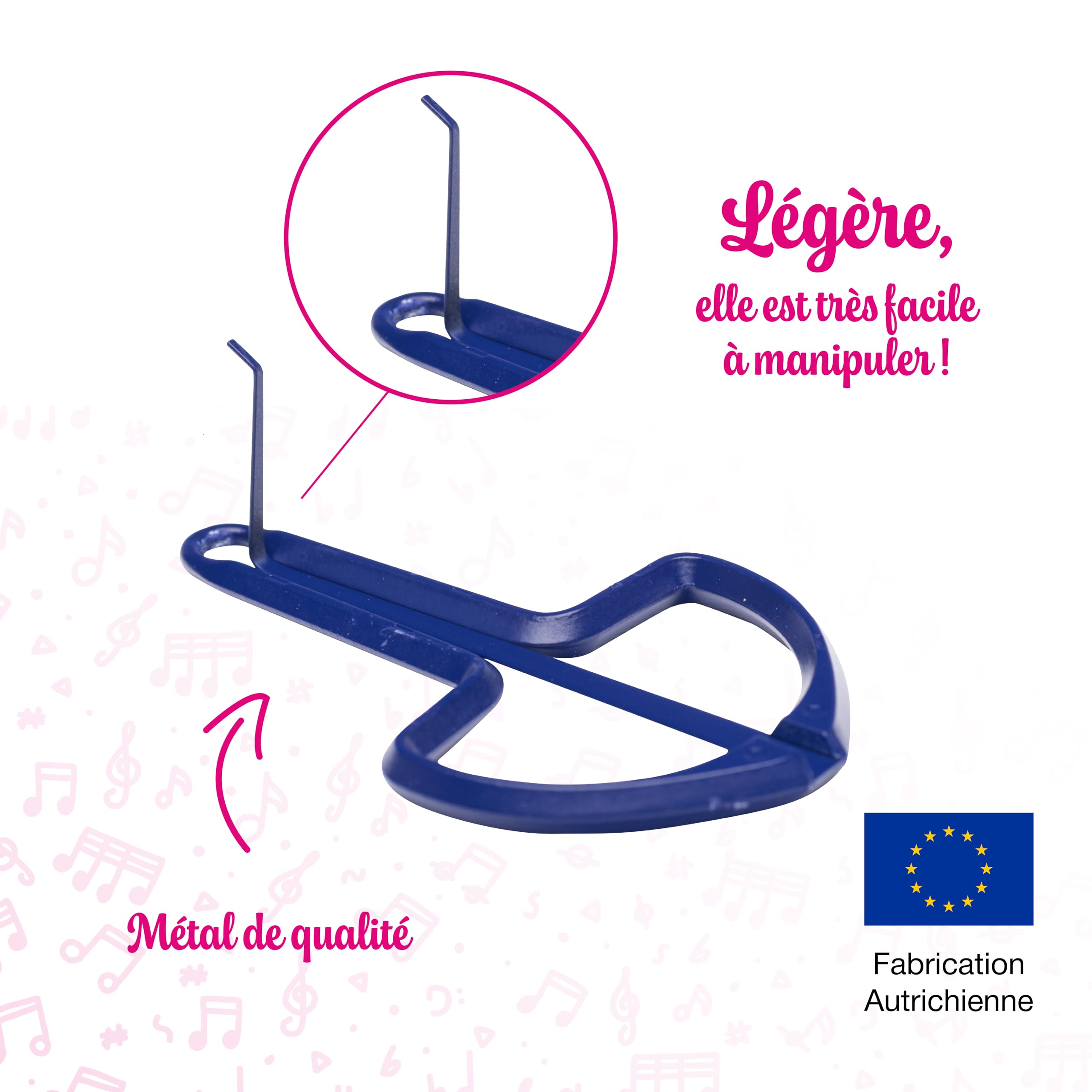 Fuzeau – Guimbarde Métal 8 cm - Enfants Dès 6 Ans – Instrument À Vibration À Mettre En Bouche – Sons Originaux Et Expressifs – Qualité Sonore Optimale – Éveil Musical Ludique – Réf. 4996