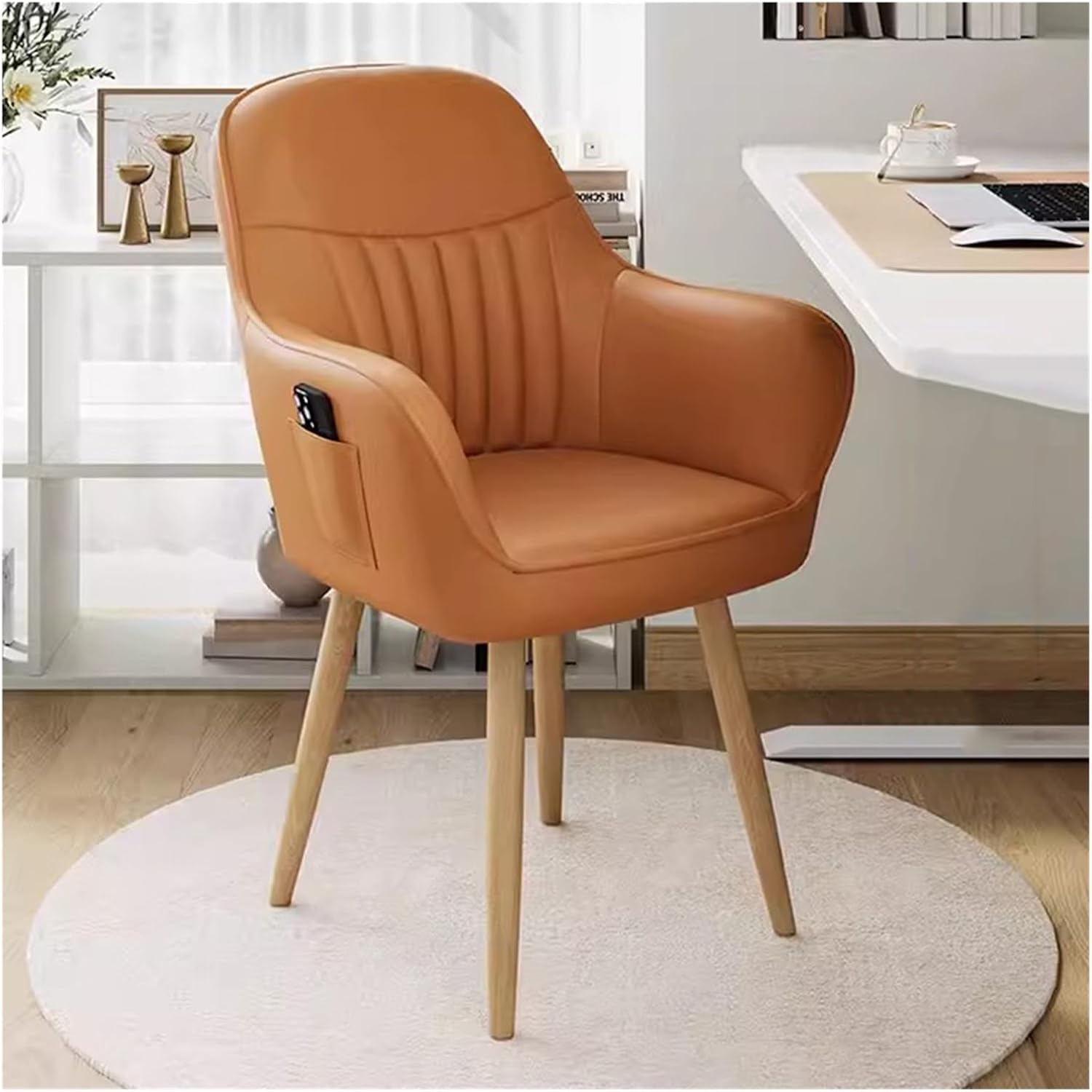 Amazon.com: WIGSELBL Swivel Modern Vanity Chair Swivel Desk Chair ...