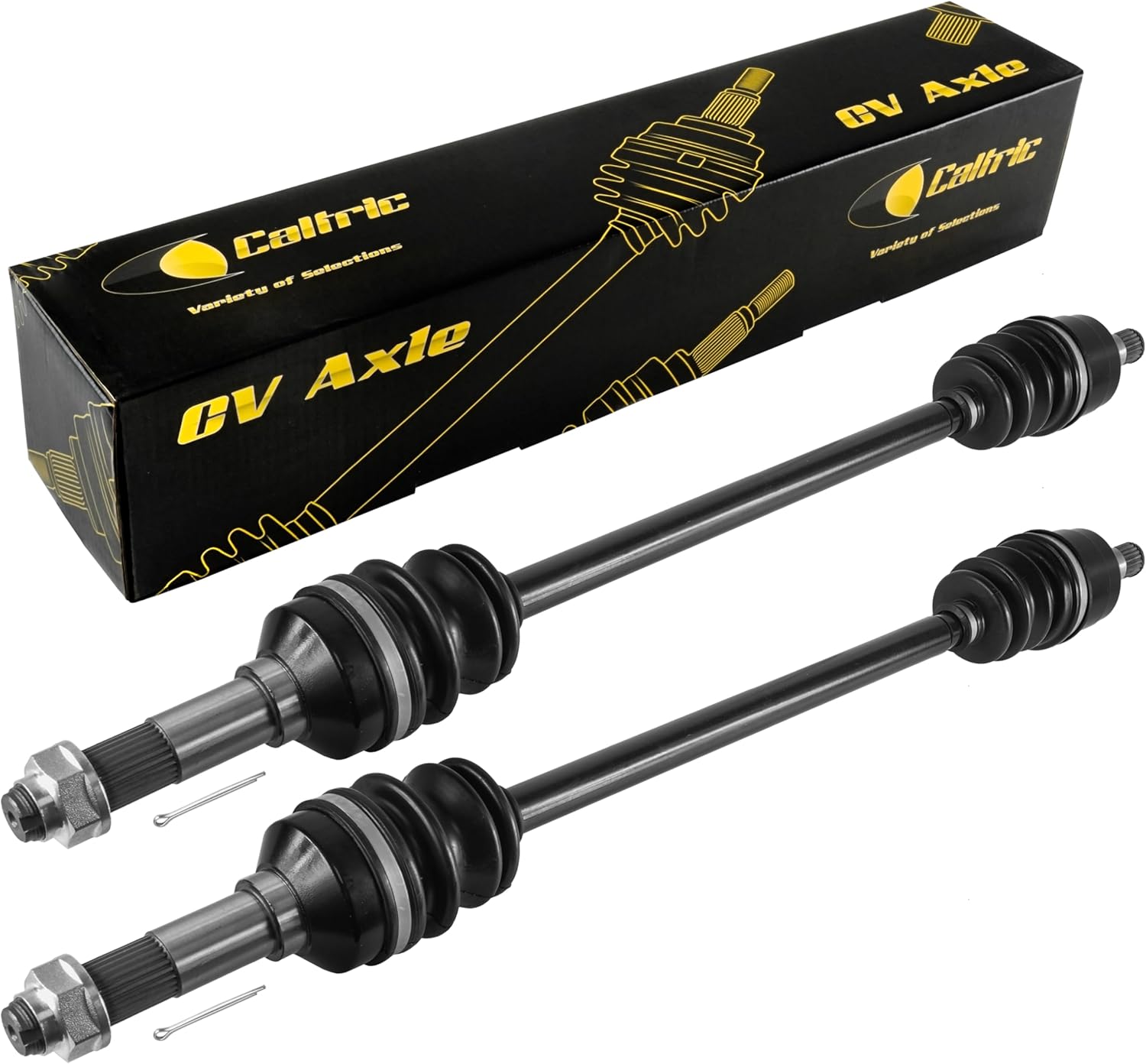 Caltric Front Left and Right CV Joint Axle compatible with Yamaha YXZ1000R YXZ1000 EPS 2016 2017 2018 2019 2020