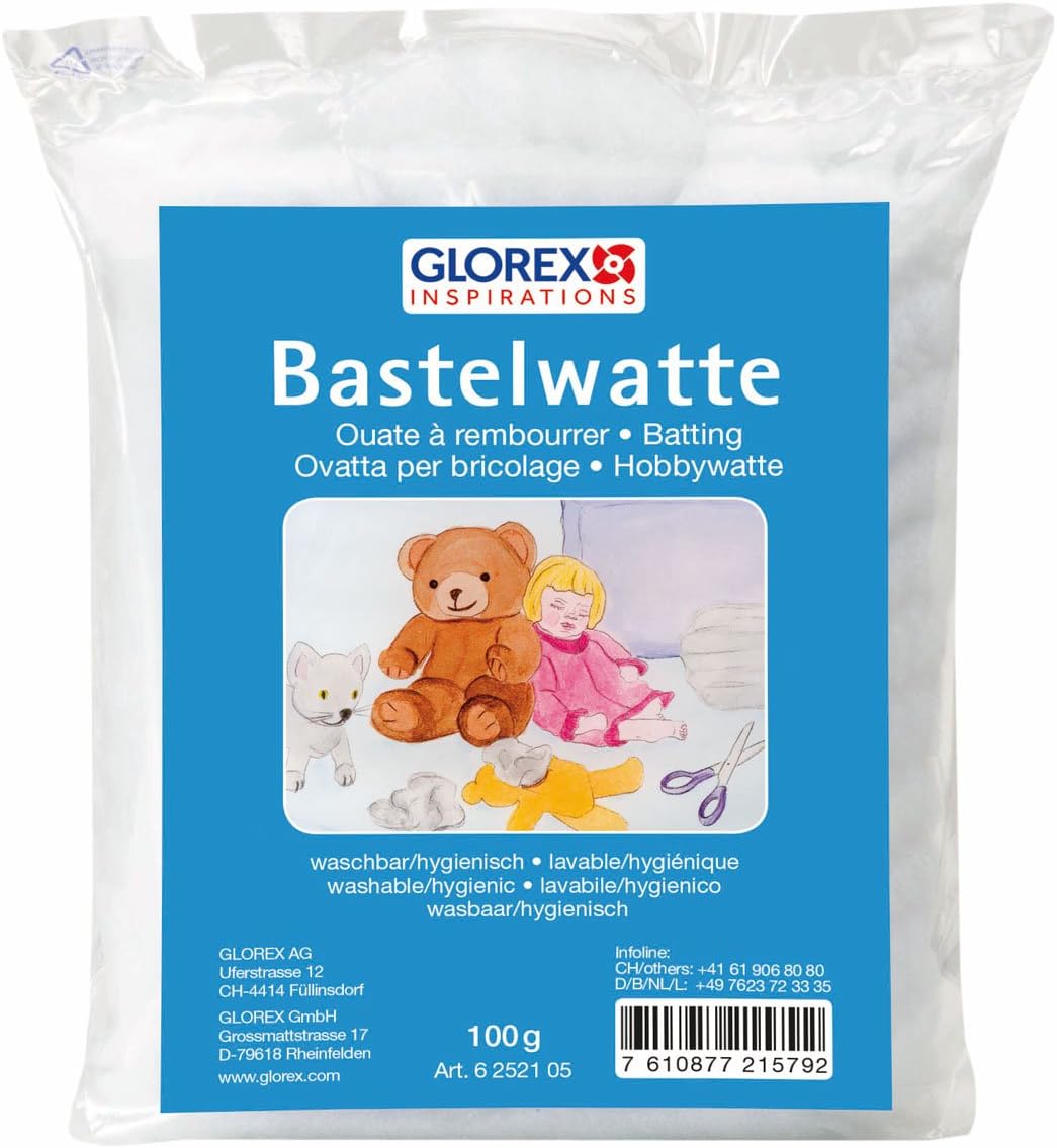 Glorex Craft Wadding White 100 g 7610877215792