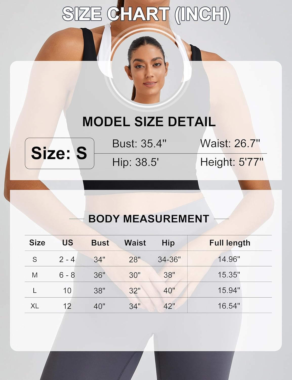 BMJL Womens Built in Bra Tank Tops Black Workout Scoop Neck Racerback Cropped Tops Camisole with Padded - Image 6