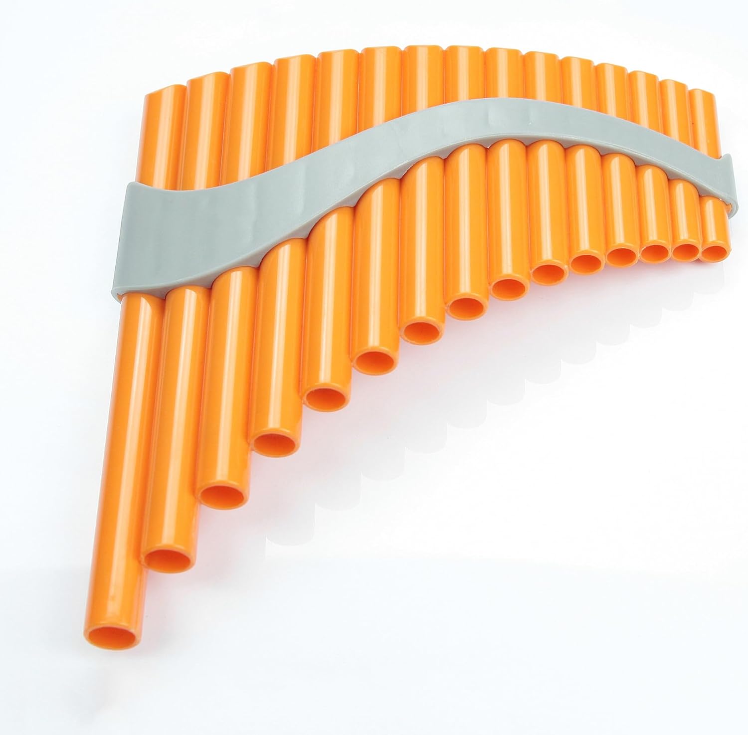 15 Pipes Abs Plastic UU Pan Flute Chinese Traditional Musical Instrument Pan Pipes in G Key and Right Hand