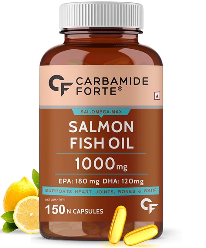 Carbamide 1000 mg Forte Salmon Fish Oil Omega 3 Caps