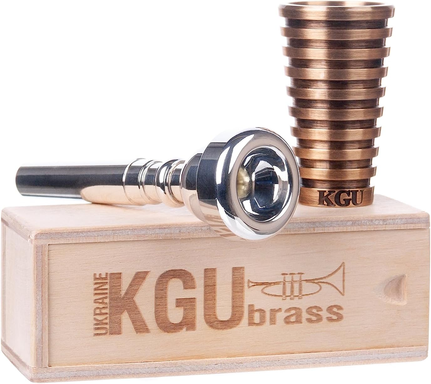 TRUMPET MOUTHPIECE BOOSTER KGUBrass. CUSTOM MADE RADIATOR TRUMPET BOOSTER KGU Antique Copper Color