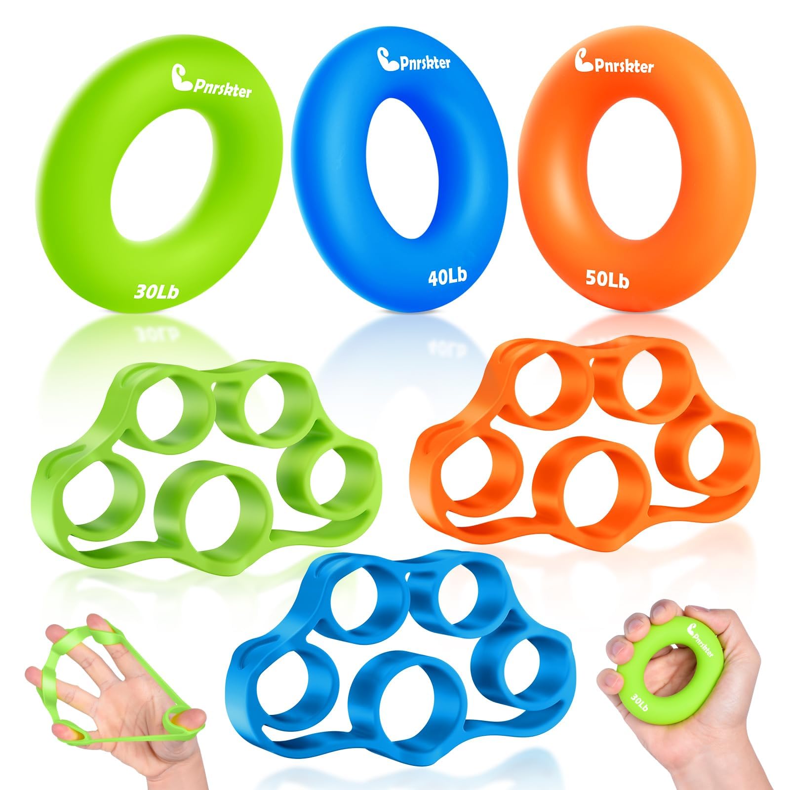 Pnrskter Silicone Hand Grip Set