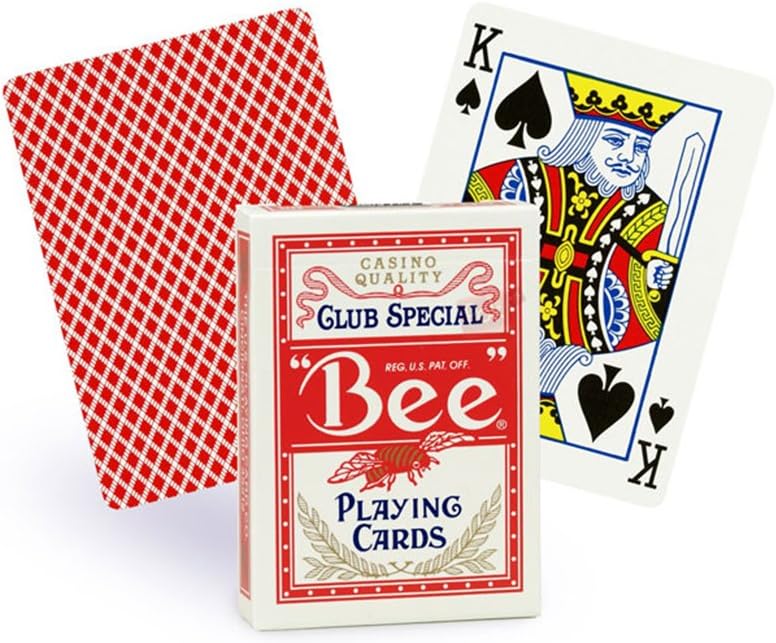Playing Cards No.92 Standard Index Single Deck (red back)