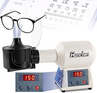 Digital Display Optical Eyeglasses Frame Warmer Frame Heater Temperature Adjustable Fast Heating Hot Air LCD screen Windproof Cover Heat Collecting Hood (110v)