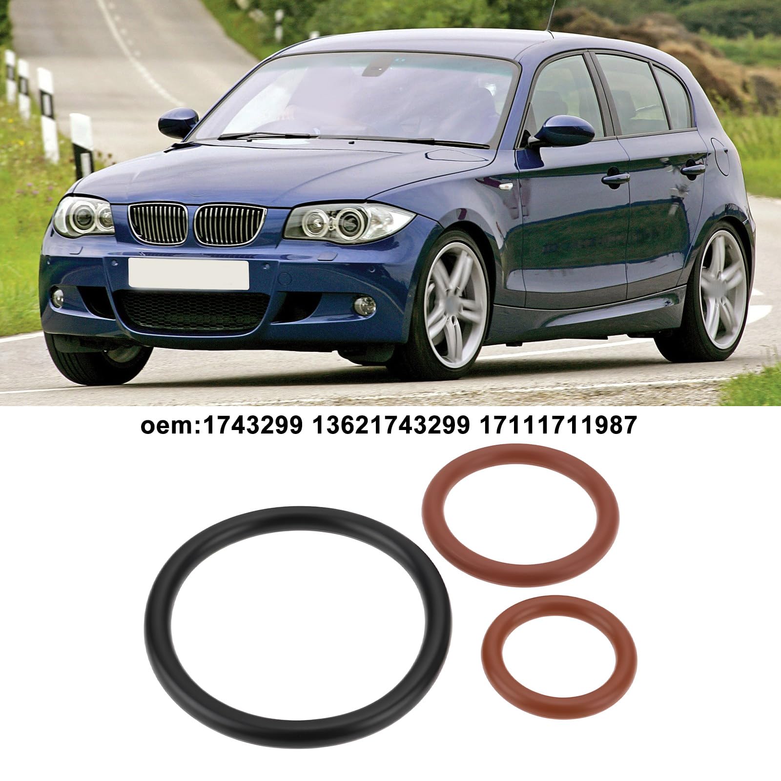 Jeu De 20 Joints Toriques Pour Radiateur Voiture BMW - Compatible Série 1, 3, 5, X3, X5, Z4 (réf. 1743299) - 5