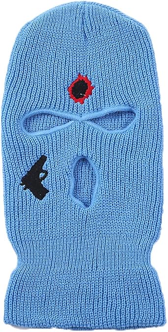 3 Hole Balaclava for Men Women Full Face Cover Ski Mask Winter Cycling Skiing Cosplay Accessories