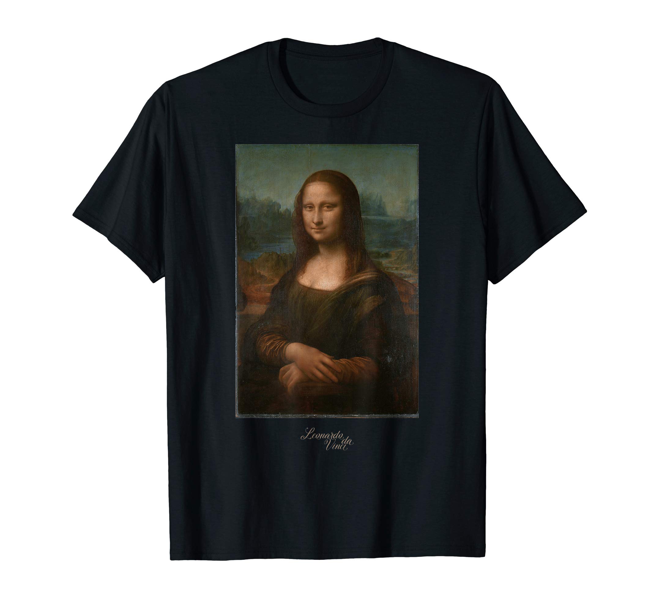 Paintings and Drawings Artwork Julib TeesLeonardo da Vinci Mona Lisa Painting Art Teacher Gift Outfit T-ShirtOEKO-TEX STANDARD 100