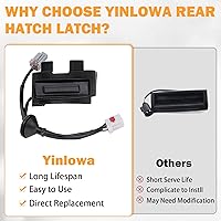 Vista 7 de Yinlowa Interruptor de cierre del maletero del botón de liberación de la escotilla compatible con el motor Hyundai Veloster 1.6L L4 2012-2017