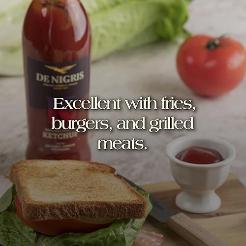 Miniatura 4 de De Nigris Excellence line - Ketchup italiano gourmet con vinagre balsámico de Módena 10,14 oz (paquete de 2)  Ketchup con vinagre balsámico de