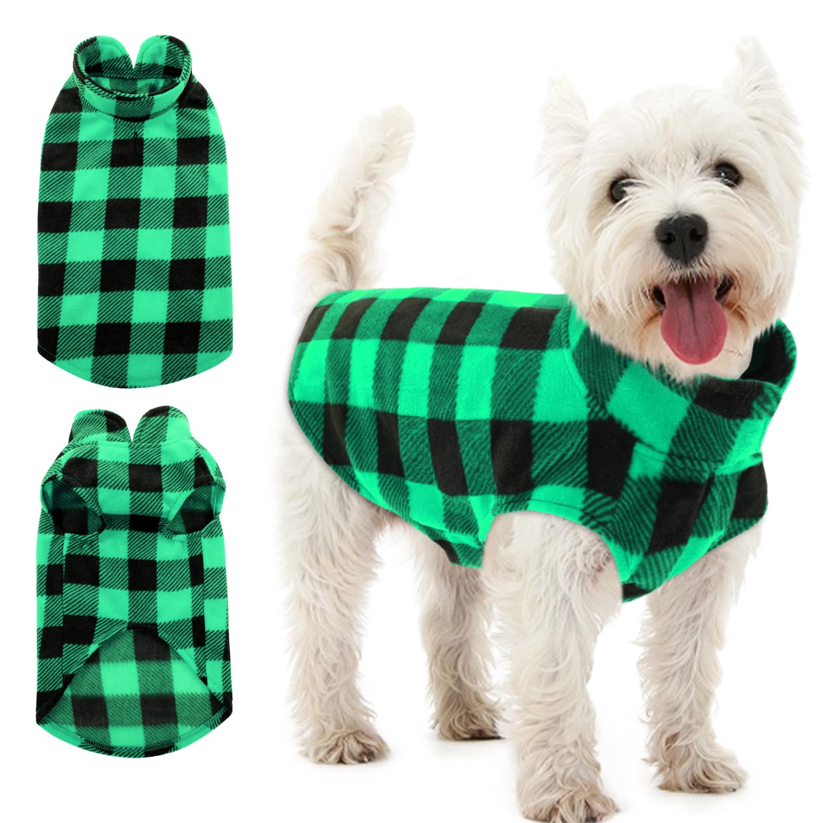 Dog Fleece Sweater Dog Pullover Vest Clothes for Large Dogs
