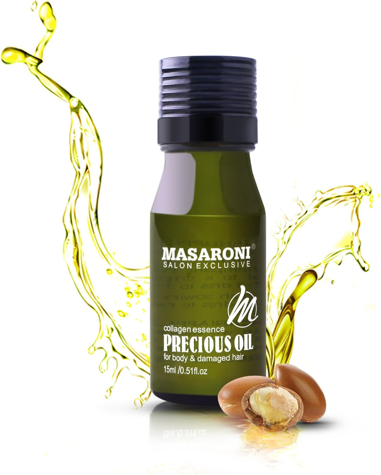 MASARONI Organic Plant Herbal Argan Treatment Oil Night Care Serum Beauty Skin Gel 15ml