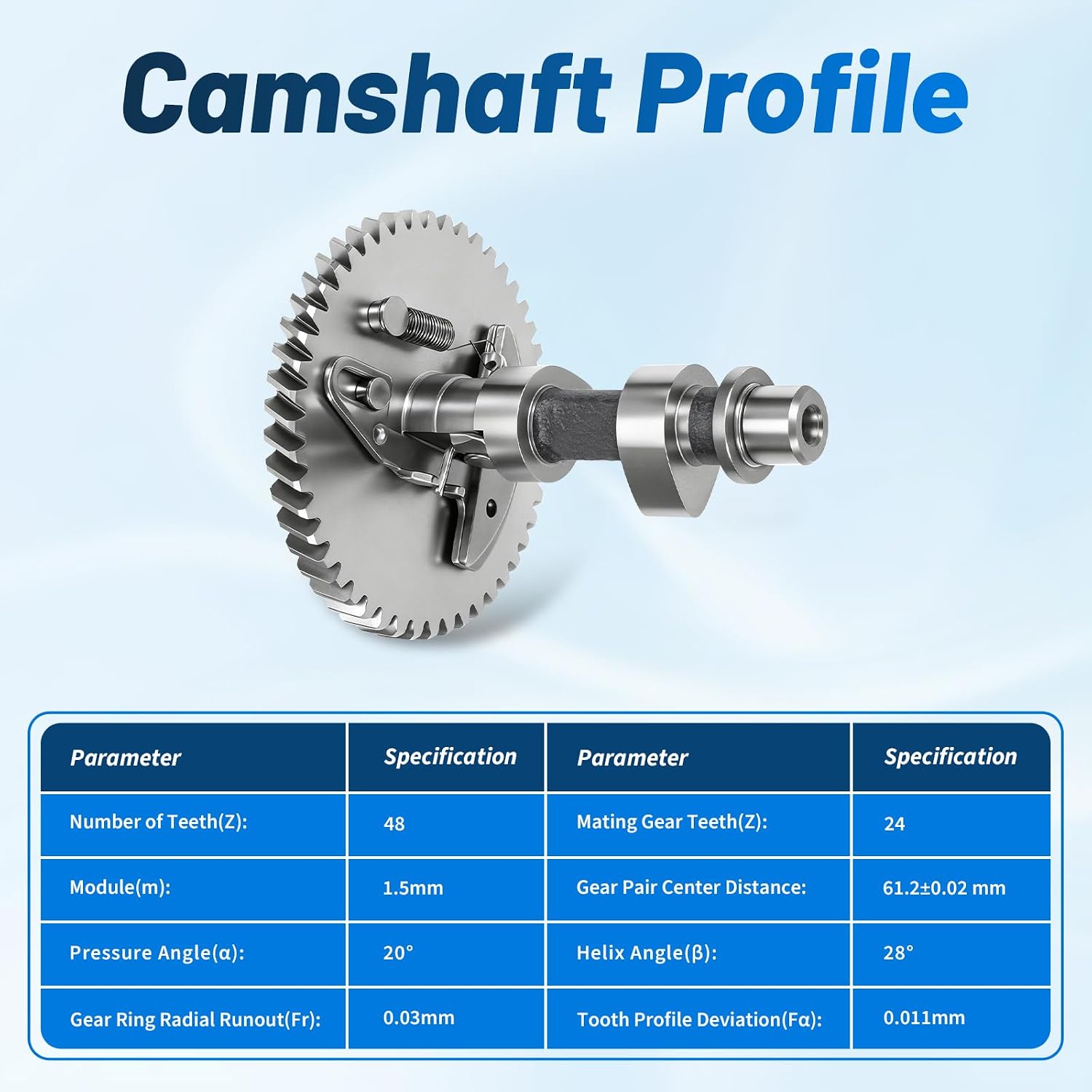 212cc Grind Cam Camshaft Compatible with Predator 212 CC Minibike Go Kart Performance Parts