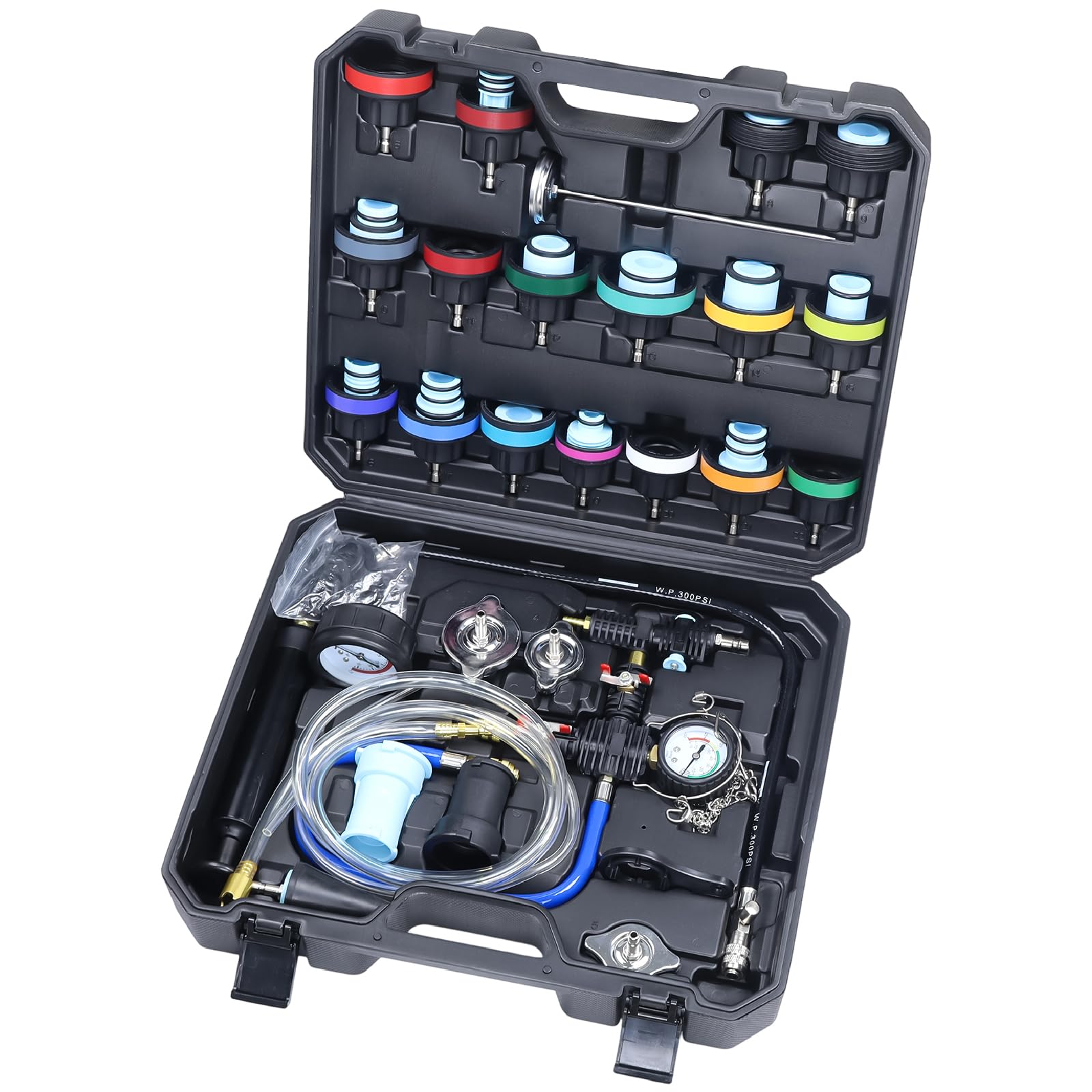 Coolant Funnel Kit 34pc Coolant Vacuum Refill & Pressure Test Kit ...
