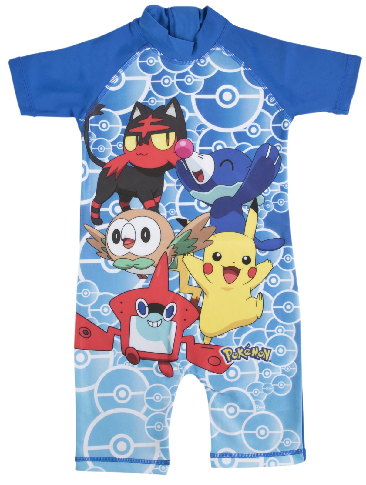 Pokemon Boys Sun Suit 2-3 Years Blue