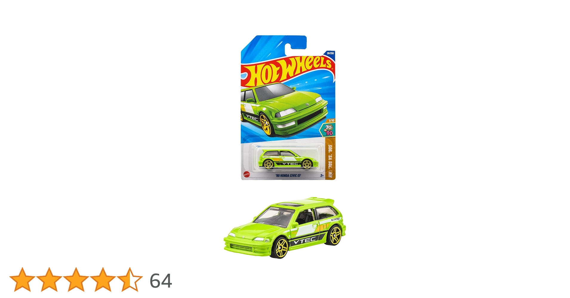 新品12個セット　ホットウィール ベーシックカー '90 ホンダ シビック EF Hot Wheels ベーシックカー '90 ホンダ シビック EF