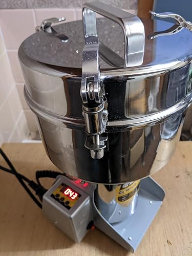 Amazon.co.jp: CGOLDENWALL 2500g粉末ミルLED表示 電動微粉砕機業務用