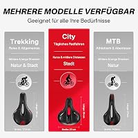 YOUNGDO ergonomikus gél kerékpár nyereg, lélegző férfi női bicikli nyereg - red 7