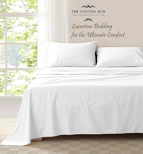 Miniatura 5 de Juego de sábanas de 6 piezas tamaño King de 1000 hilos de algodón Giza suave y sedoso para todas las estaciones, transpirable, se adapta a bolsillos