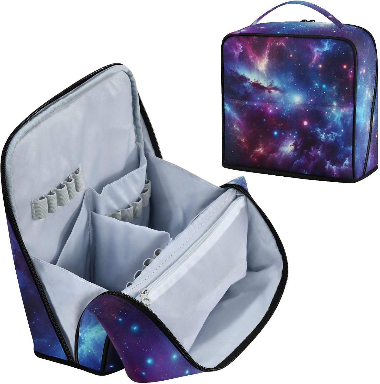 Dreamy Galaxy Standing Makeup Bag