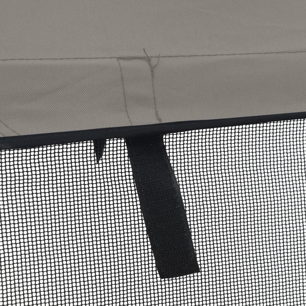 vidaXL Bimini di Prua Pareti Laterali Rete 3 Archi 183x(170-182) x137cm, Bimini per imbarcazione, tendalino per Barca, Copertura per imbarcazione