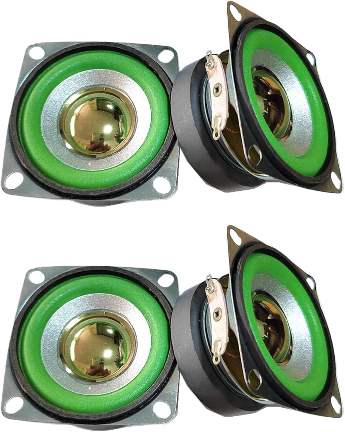 4Ohm 5W Full Range Audio Speaker 2" Bass Stereo Woofer Loudspeaker for Arduino Projects and DIY Sound (8pcs Blue)