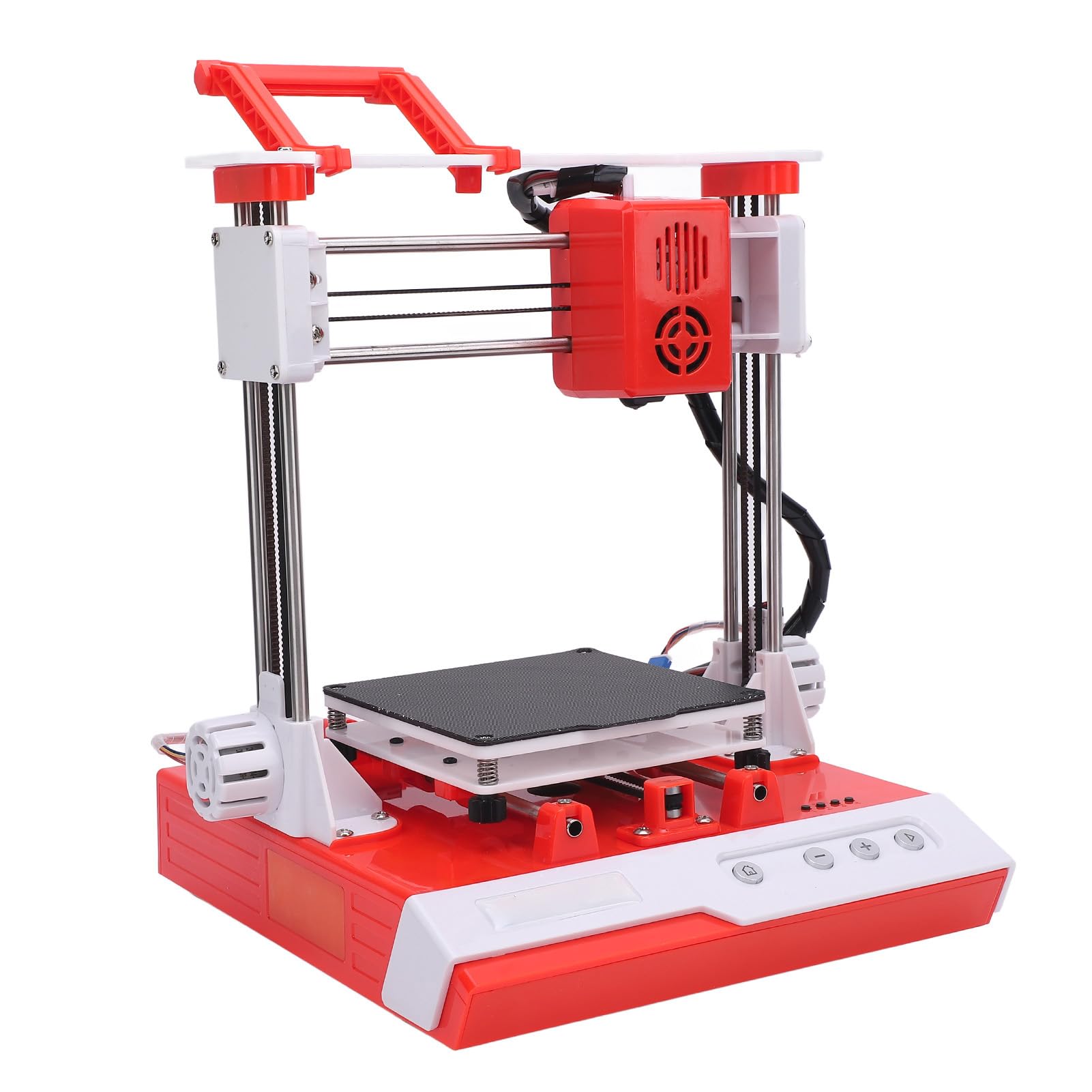 Sxhlseller Stampante 3D per Principianti, Facile da Usare con Dimensioni di Stampa 100x100x100 Mm, Alta Precisione, Riscaldamento e Stampa Rapidi, Supporta Filamenti PLA (Spina europea)